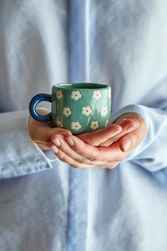 Nini Cup ~ Blue Flowers