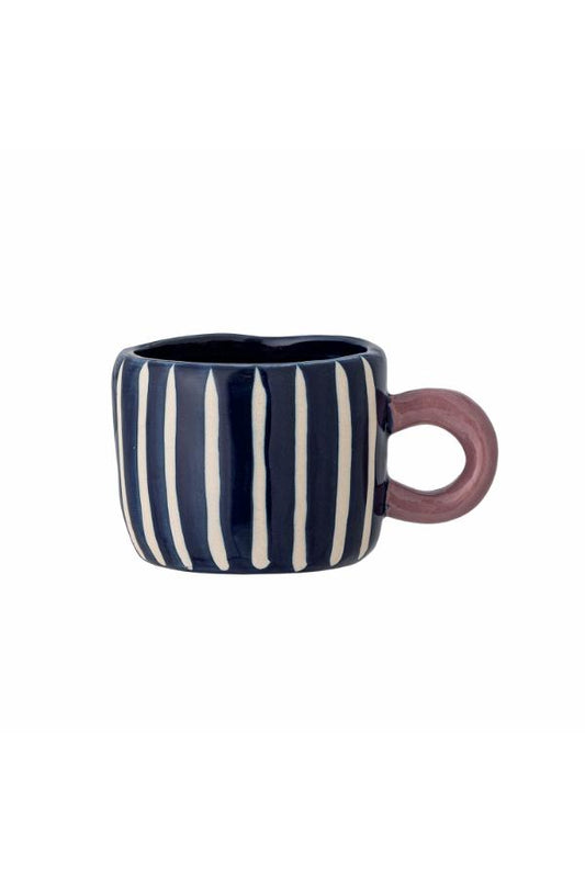 Nini Cup ~ Navy White Stripes