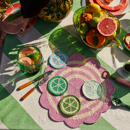 Fruitvale Crochet Coaster Set Perilla