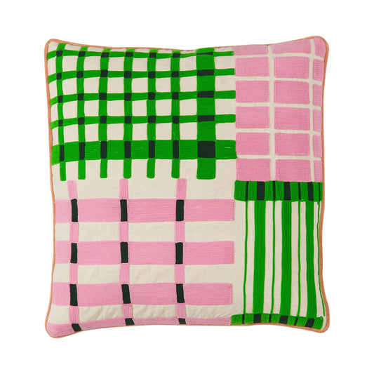 Fresno Soutache Cushion Dahlia