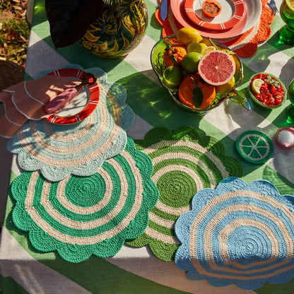 Foy Crochet Placemat Set Perilla