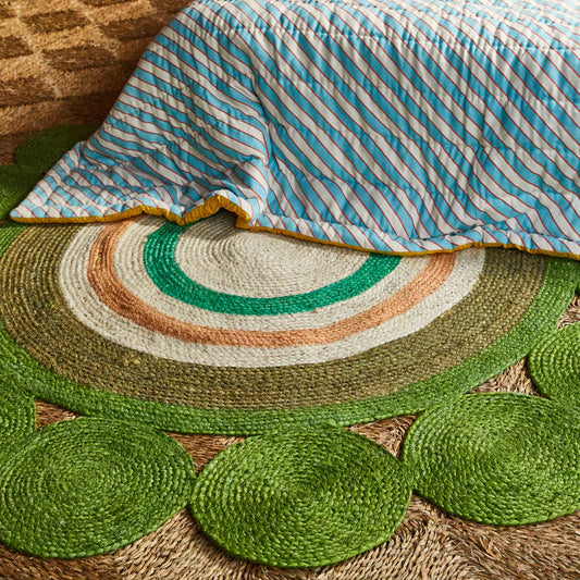 Sablon Jute Rug Bay Leaf
