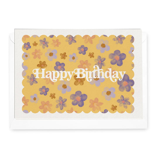 Happy Birthday Blossoms Card