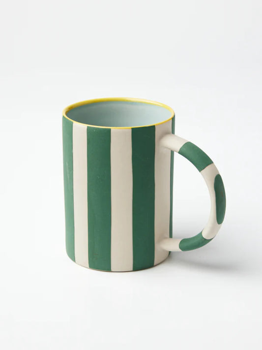 Happy Stripe Green Mug