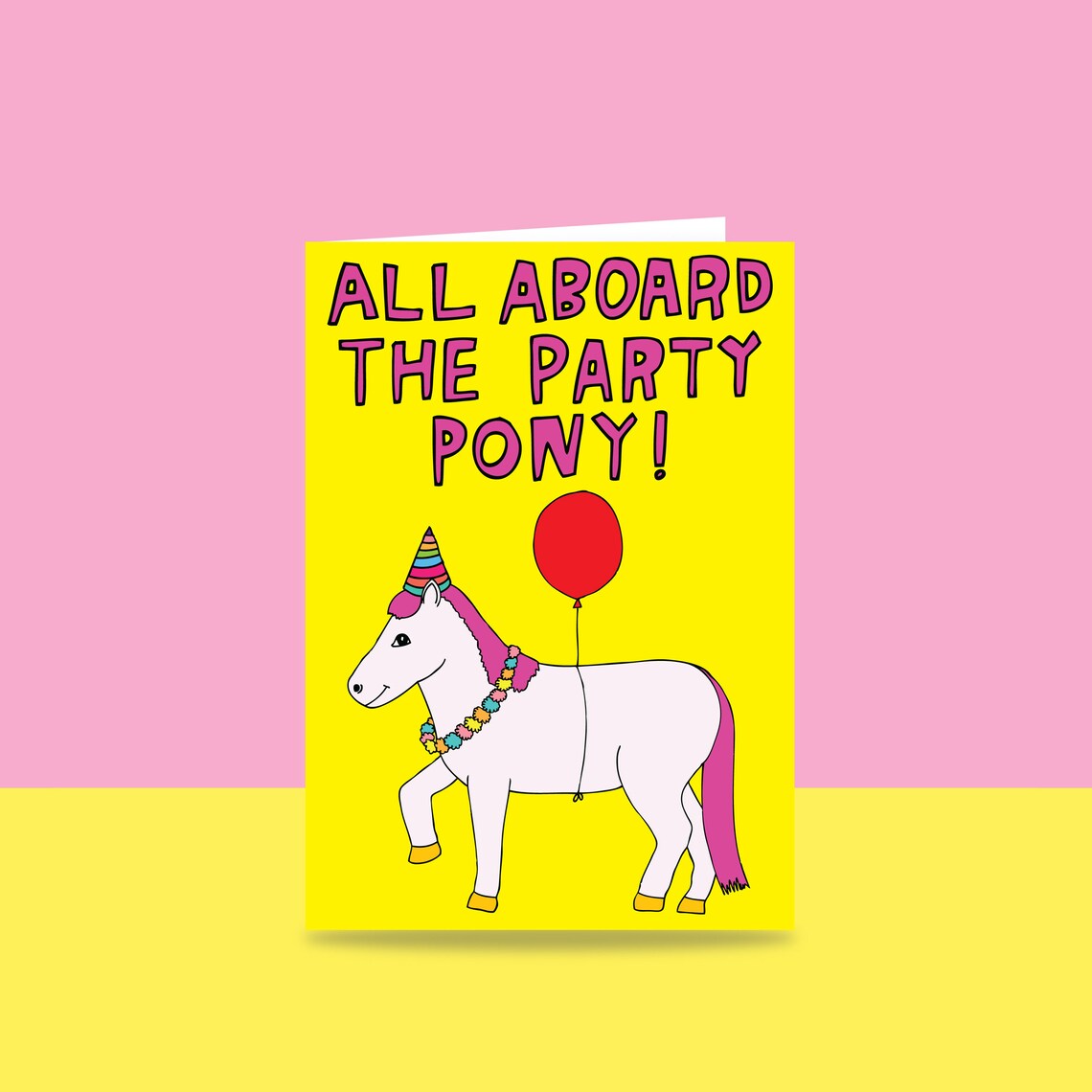 Party Pony Card