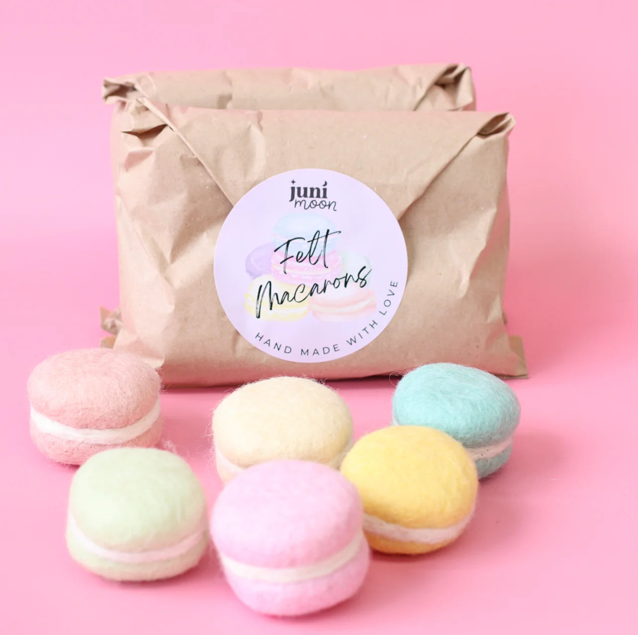Felt Macarons Set of 6