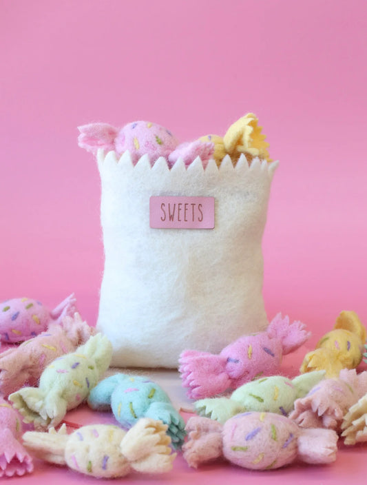 Felt Sweets in a Bag