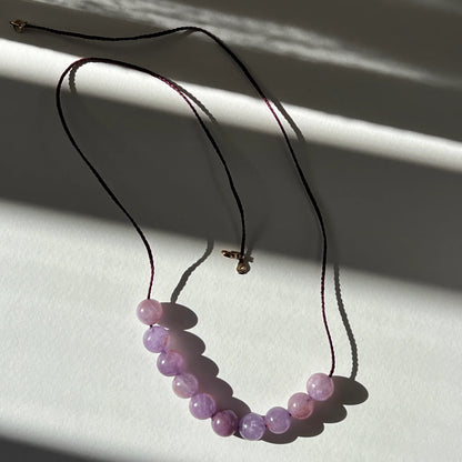Natalie Gemstone Necklace Kunzite