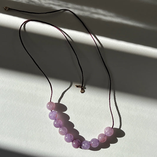 Natalie Gemstone Necklace Kunzite