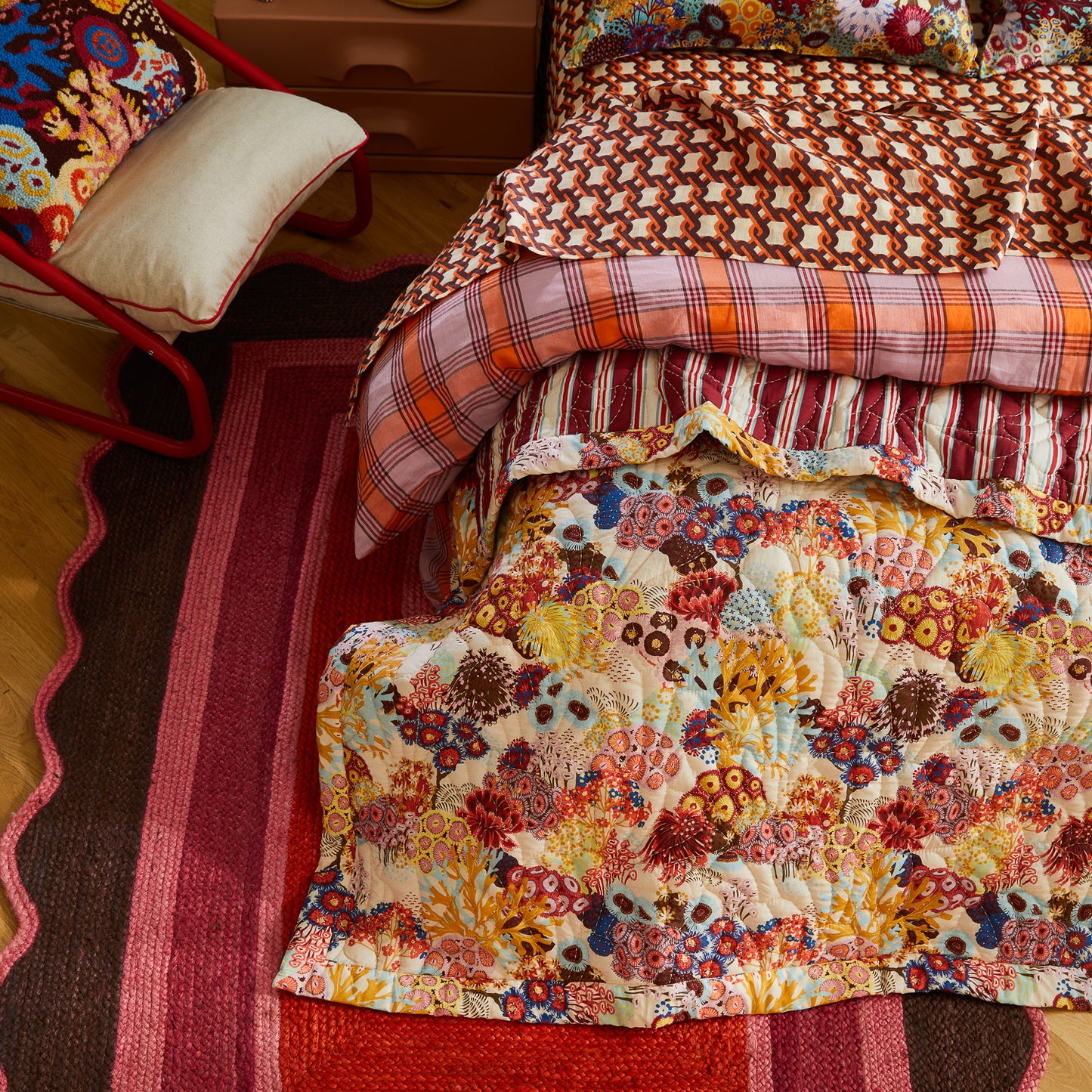 Cora Bedcover - Pearl