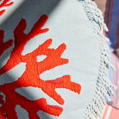 Nori Embroidered Cushion