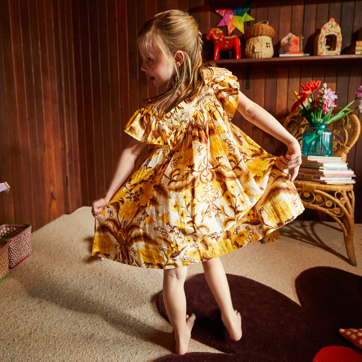 Clementine Kids Smock Dress