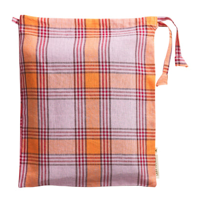 Isla Fitted Sheet ~ Vivid Coral