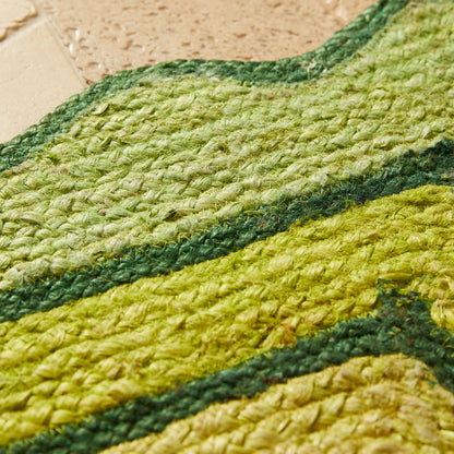 Melvie Jute Runner - Key Lime