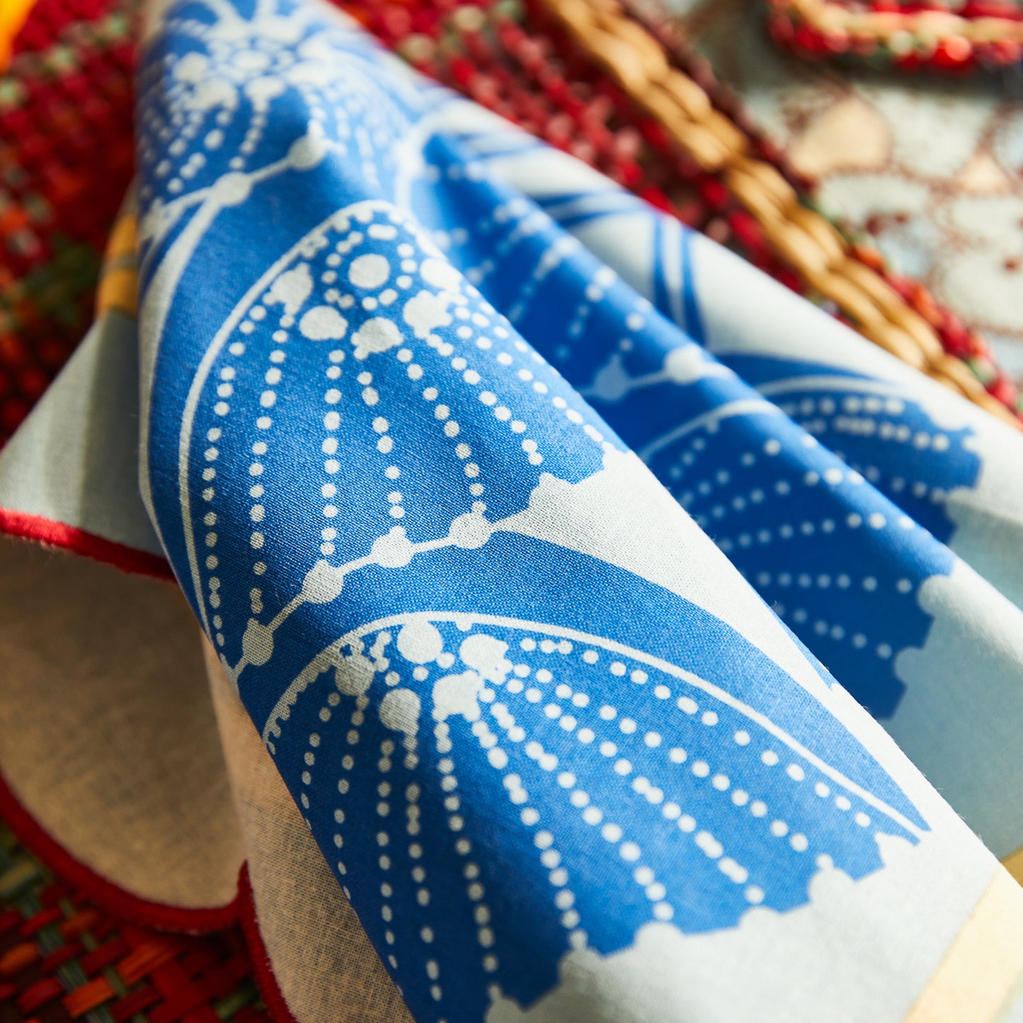 Elena Napkin Set - Cerulean
