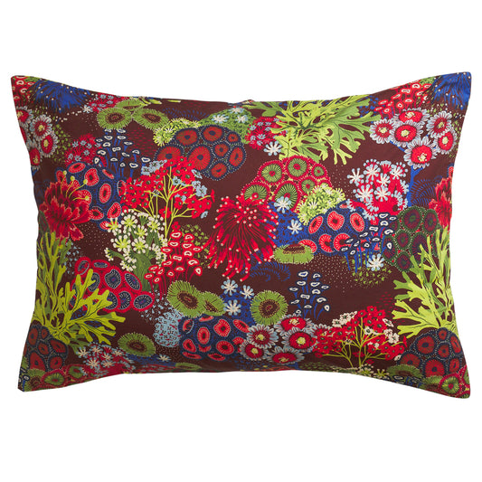 Cora Cotton Pillowcase Set - Garnet