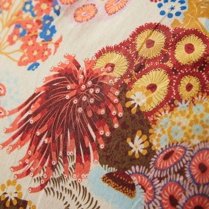 Cora Cotton Quilt Cover - Pearl