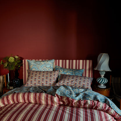 Lucia Linen Pillowcase Set - Cerulean