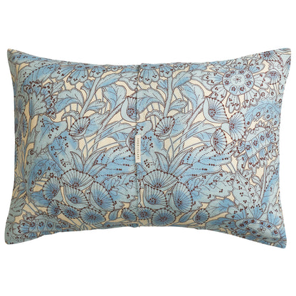 Lucia Linen Pillowcase Set - Cerulean