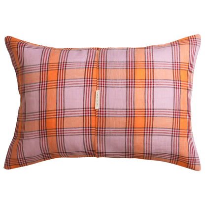 Isla Linen Pillowcase Set - Vivid Coral