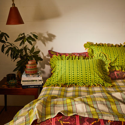 Esme Cotton Pillowcase Set - Anise