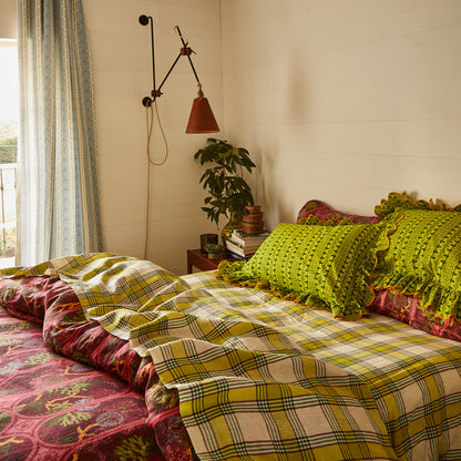 Esme Cotton Pillowcase Set - Anise