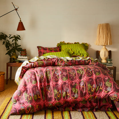 Esme Cotton Pillowcase Set - Anise