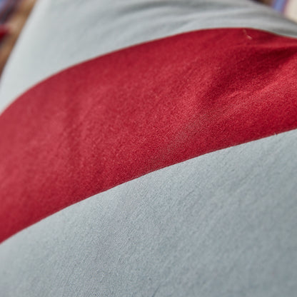 Clarice Cotton Pillowcase Set - Crimson