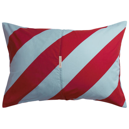 Clarice Cotton Pillowcase Set - Crimson