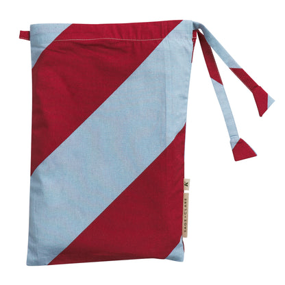 Clarice Cotton Pillowcase Set - Crimson