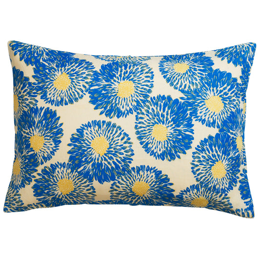 Isabella Linen Pillowcase Set - Azure