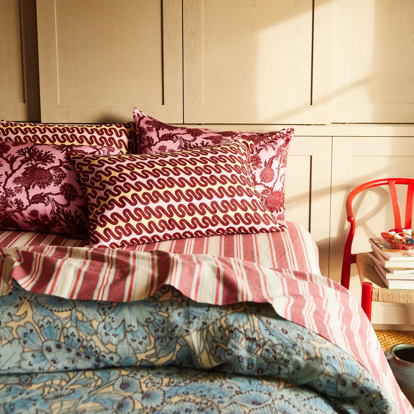 Marzia Linen Pillowcase Set - Orchid