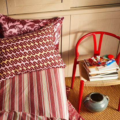 Marzia Linen Pillowcase Set - Orchid