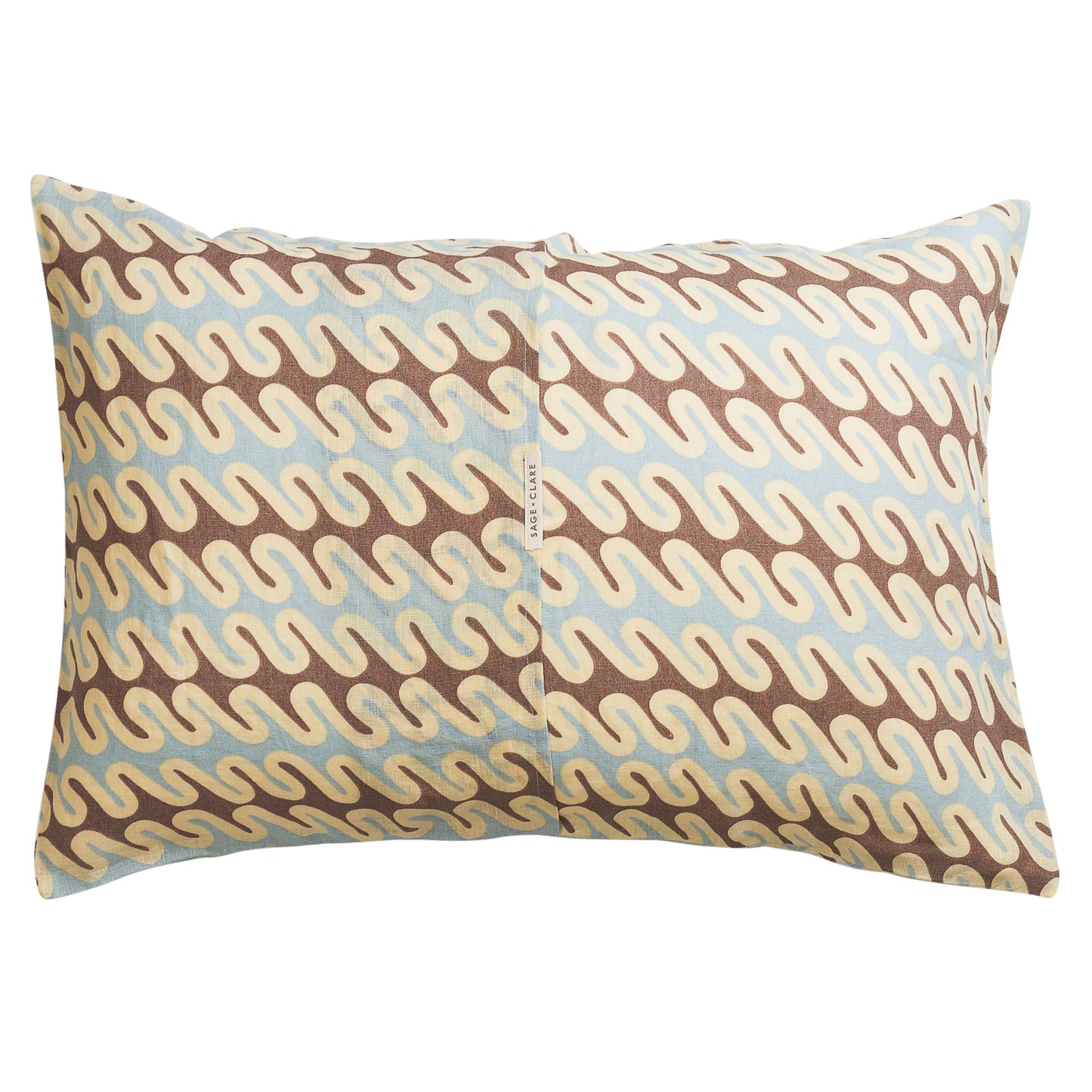 Marzia Linen Pillowcase Set - Cerulean