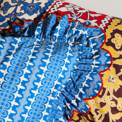 Esme Cotton Pillowcase Set - Azure