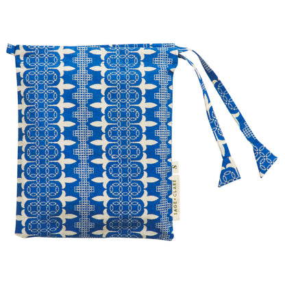 Esme Cotton Pillowcase Set - Azure