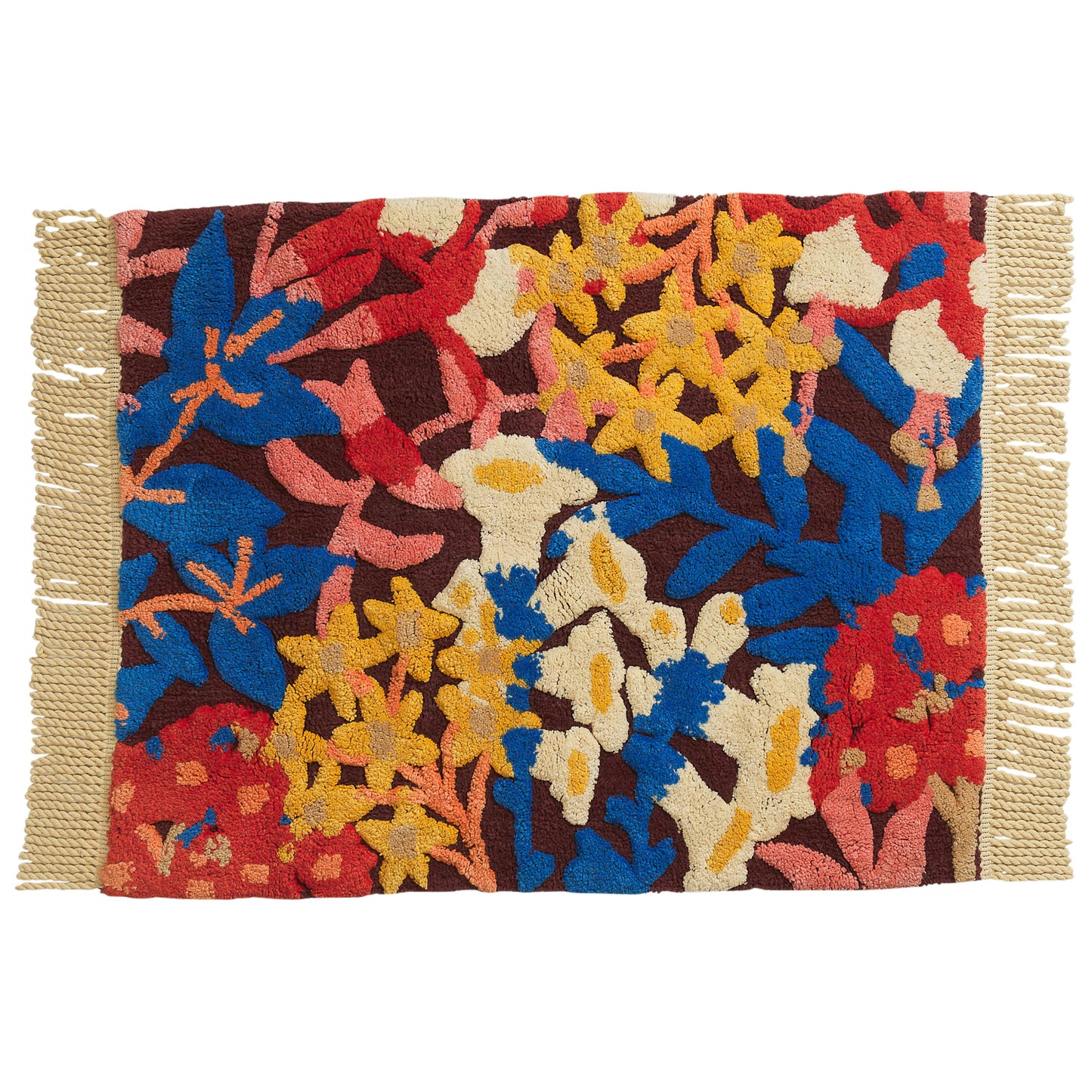 Francesca Bath Mat - Garnet