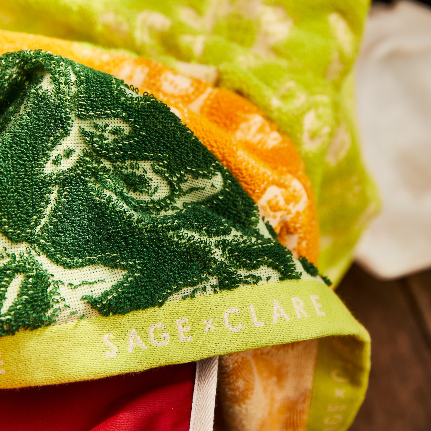 Thea Bath Sheet - Anise