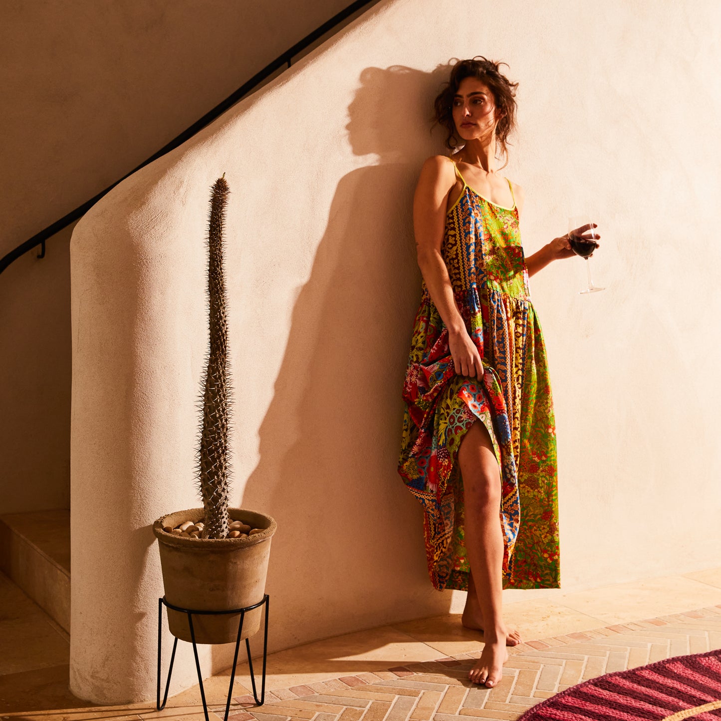 Claudia Patchwork Dress