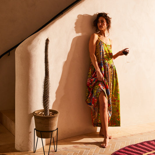 Claudia Patchwork Dress