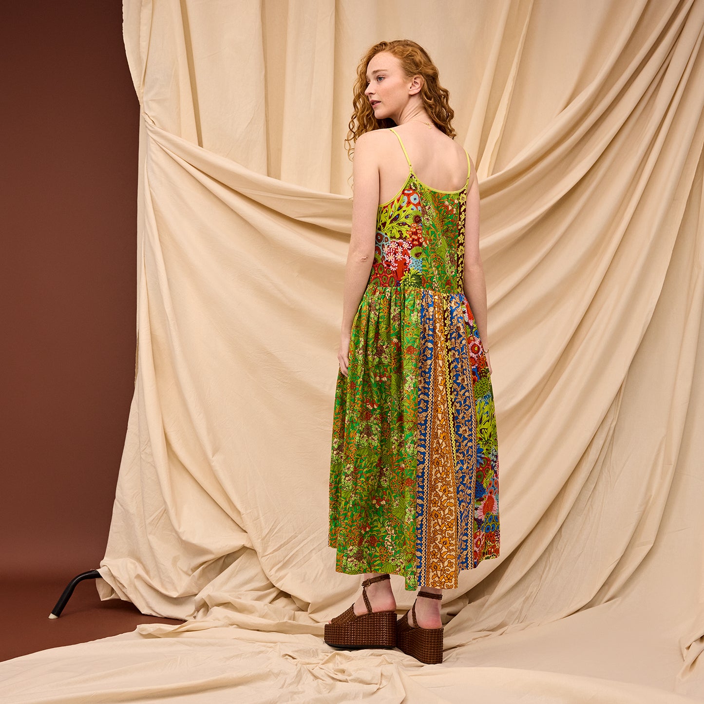 Claudia Patchwork Dress