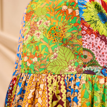 Claudia Patchwork Dress