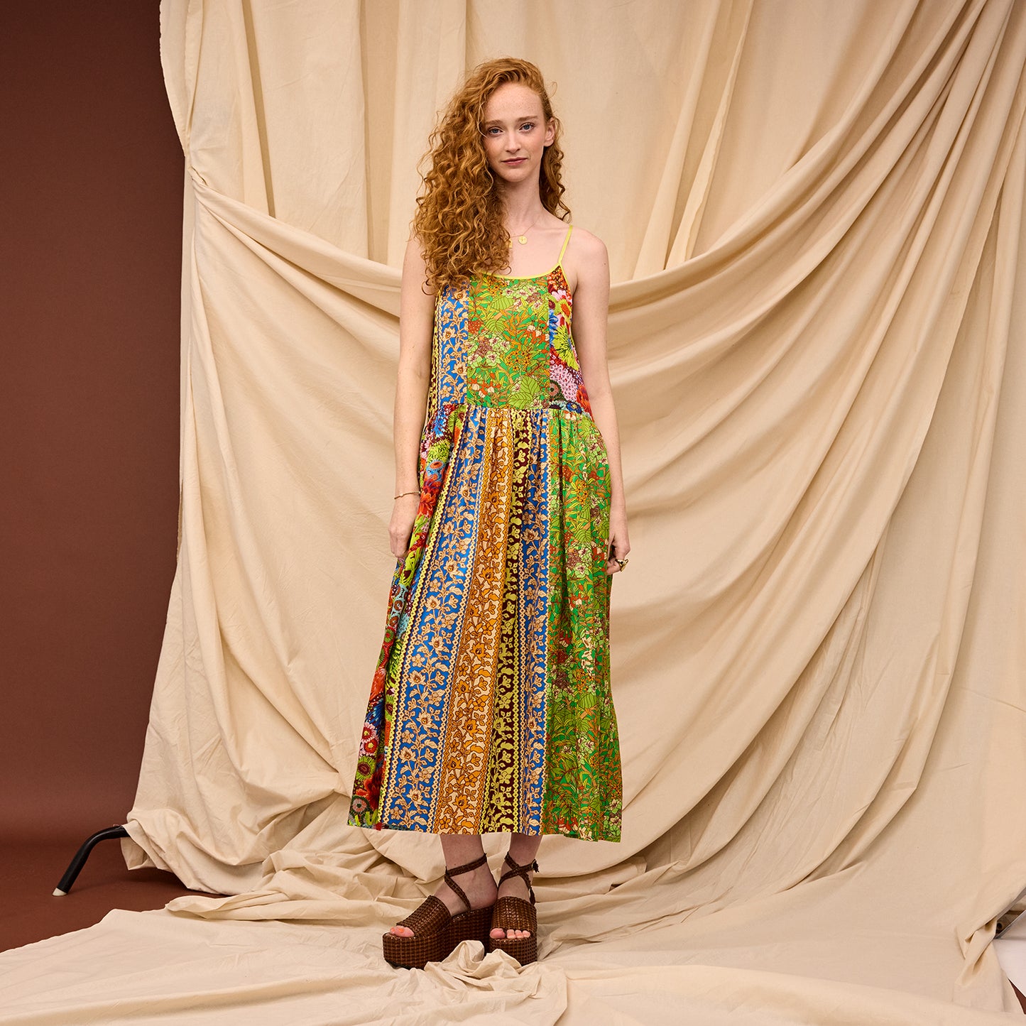 Claudia Patchwork Dress