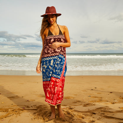 Luce Straw Hat - Garnet