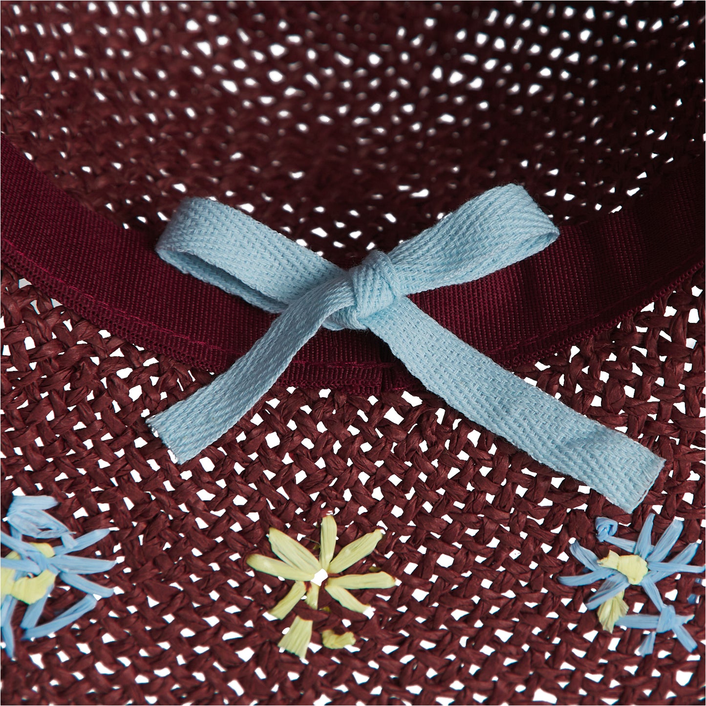 Luce Straw Hat - Garnet