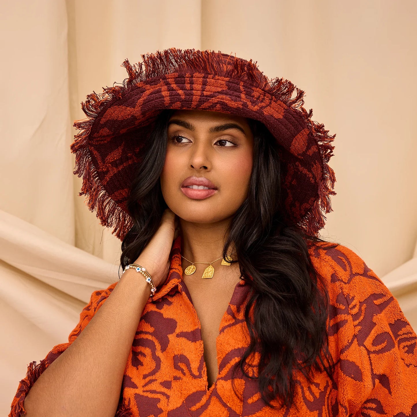 Rosalie Hat ~ Flame