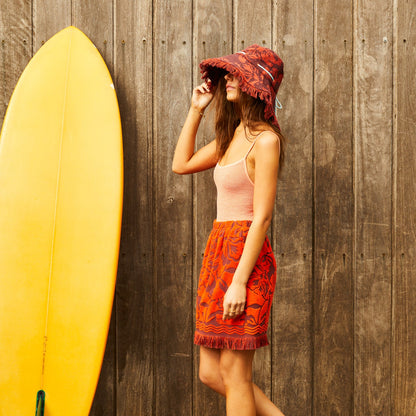 Rosalie Hat ~ Flame