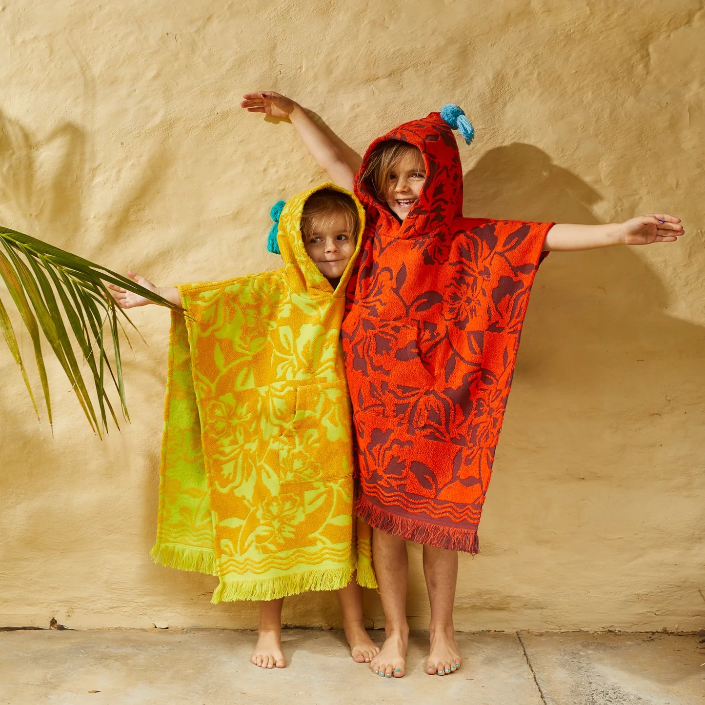 Rosalie Kids Poncho ~ Dune