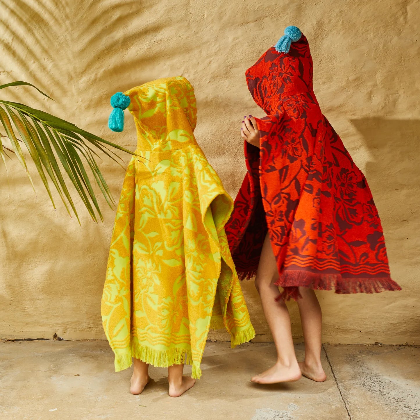 Rosalie Kids Poncho ~ Dune