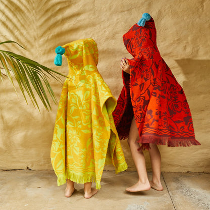 Rosalie Kids Poncho ~ Dune